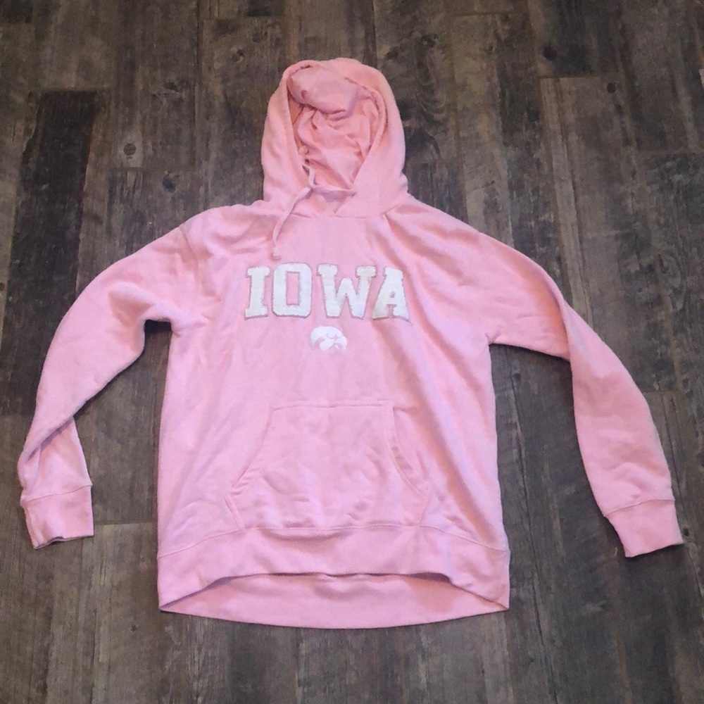 Pink Iowa Hoodie